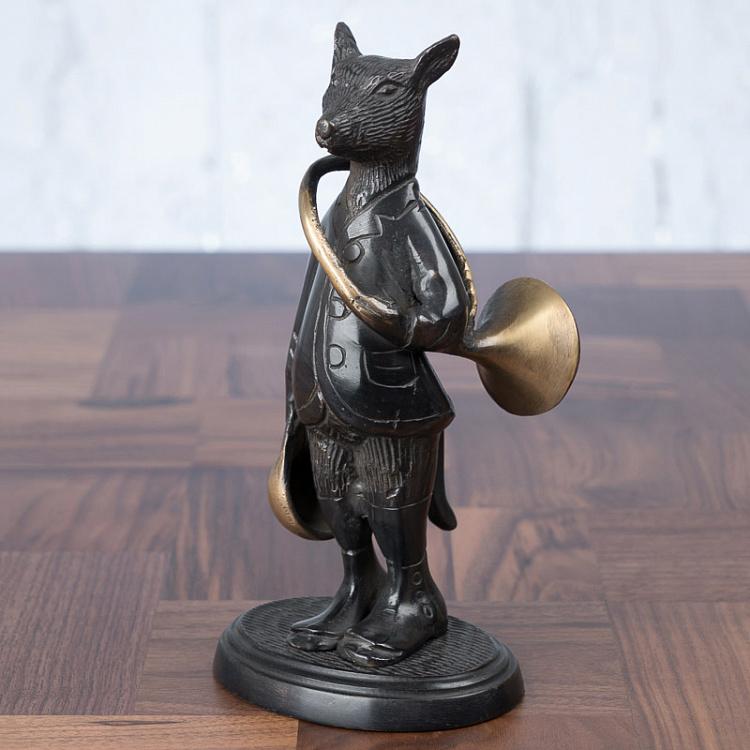 Fox With Horn Bronze Finish