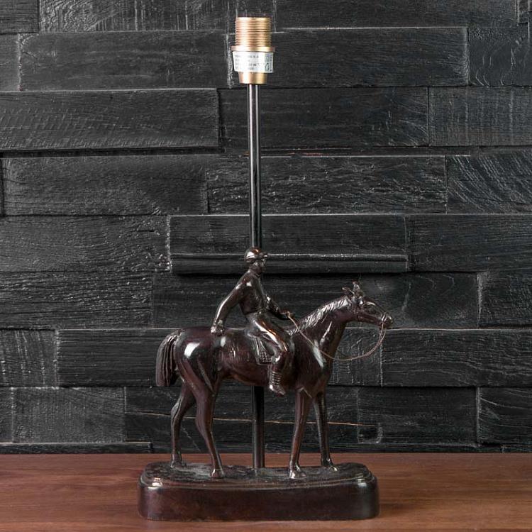 Настольная лампа без абажура Наездник Lamp Base Horse With Jockey