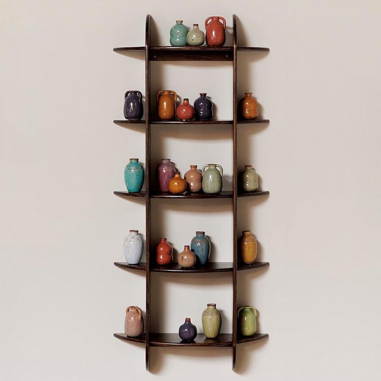 Настенная полка Кирилл Kirill Wall Shelf Brown