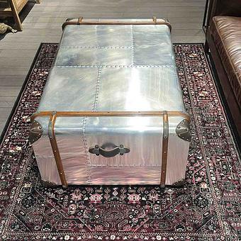 Журнальный стол Jakarta Coffee Table RM алюминий Jet Silver - ракурс 16