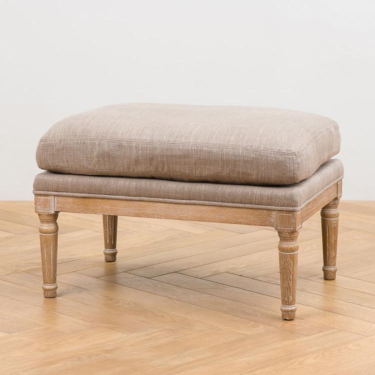 Банкетка Джон, песочные ножки John Footstool, Oak Sandwashed