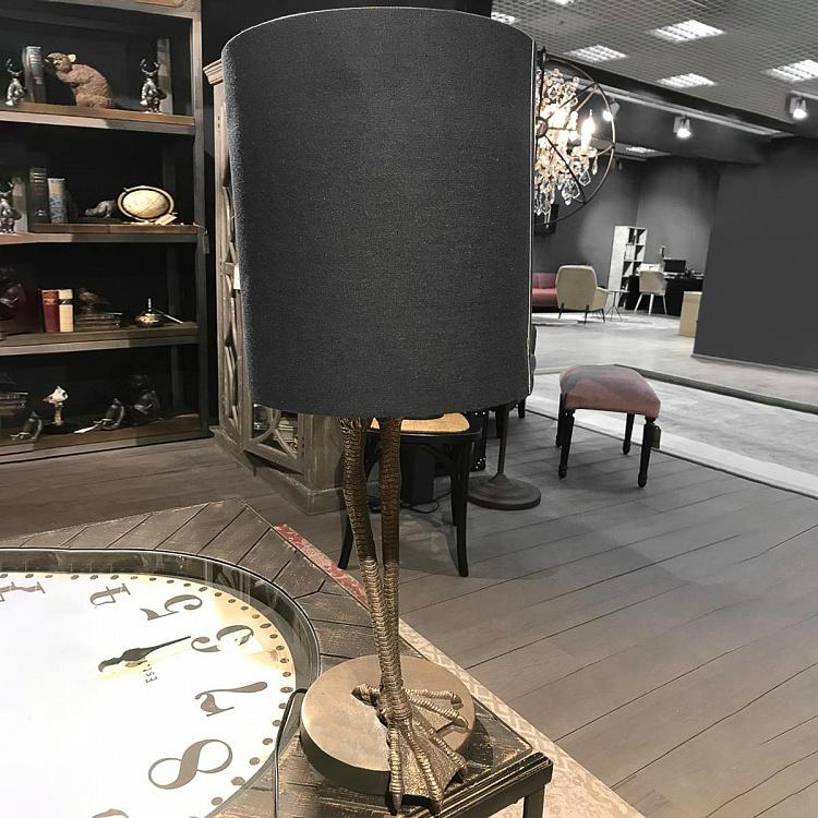 Настольная лампа с синим абажуром Кондор дисконт2 Lamp Anda With Shade discount2