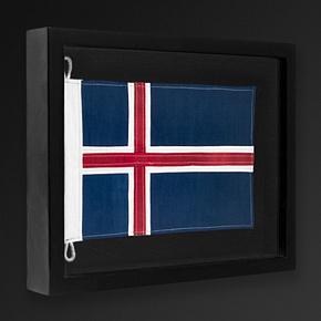 Shadow Box Flag Iceland Mini