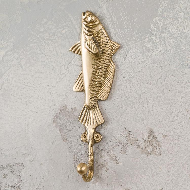 Крючок Рыба латунного цвета Metal Fish Laiton Hook