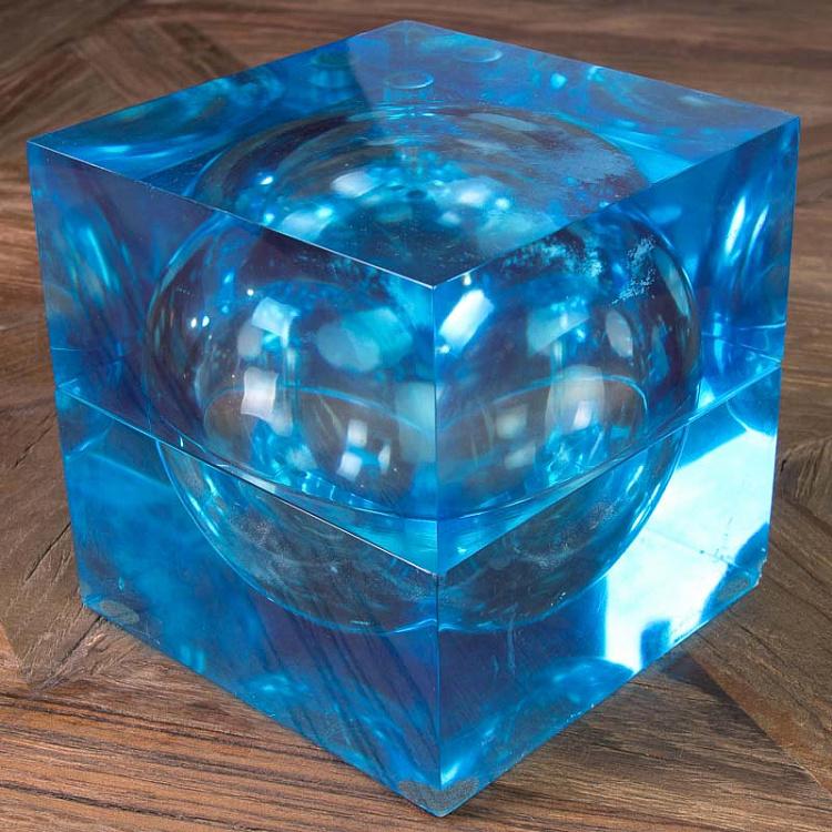Beached Cube With Sphere Small