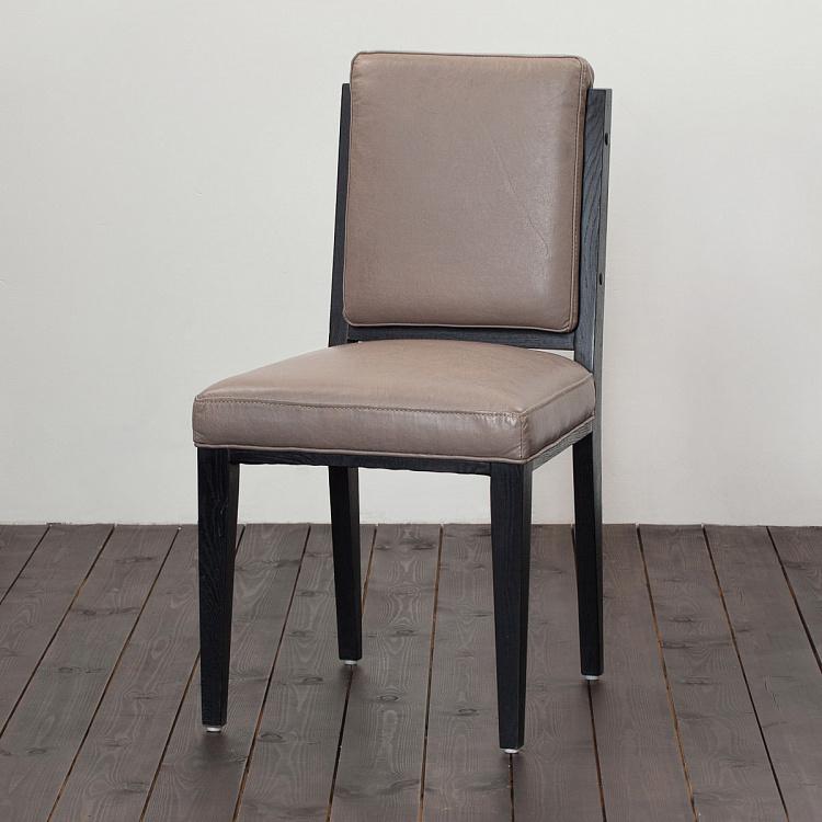 Стул, чёрные ножки 17 Dining Chair, Black Wood