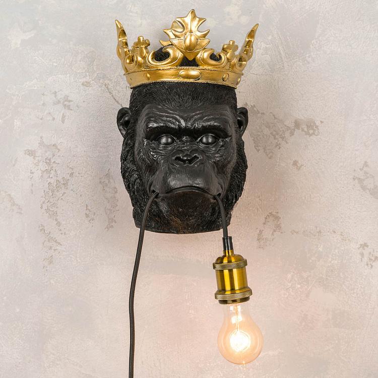 Бра Чёрный Конг Wall Lamp Kong Black