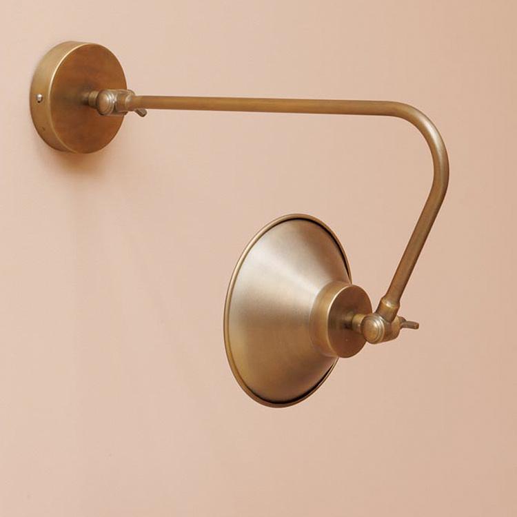 Золотистое бра Goldy Wallsconce