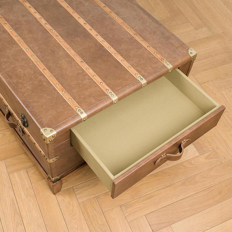 Журнальный стол-сундук Пилигрим, светлое основание Piligrim Coffee Table, Light Wood RM