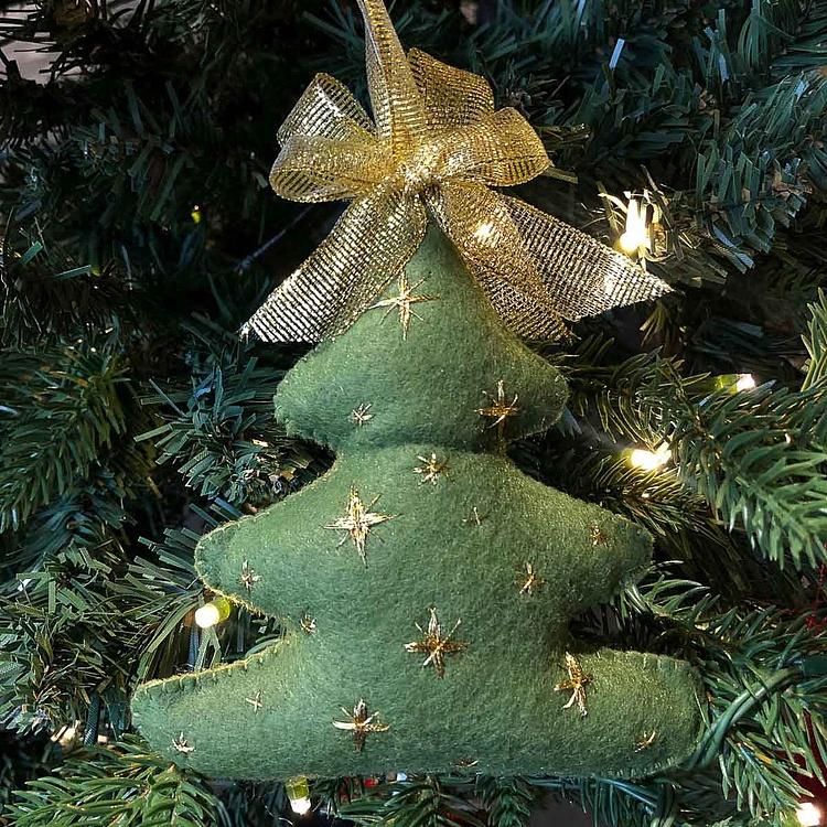 Ёлочная игрушка Новогодняя ёлочка Christmas Tree Green 15 cm