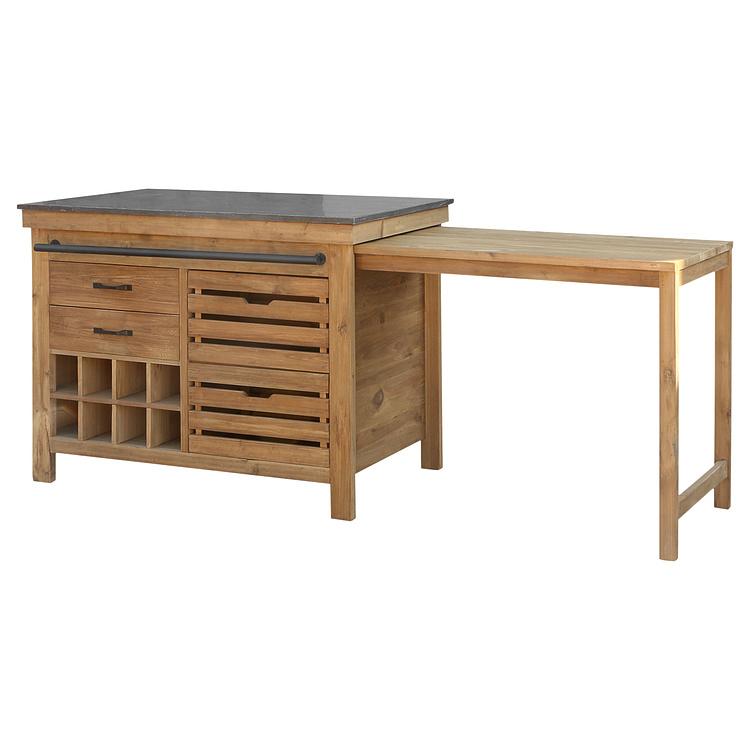 Раздвижной кухонный остров Карелия Karelia Kitchen Island DB