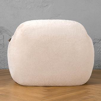 Кресло Snug Chair искусственный мех Grizzly Grey - ракурс 4