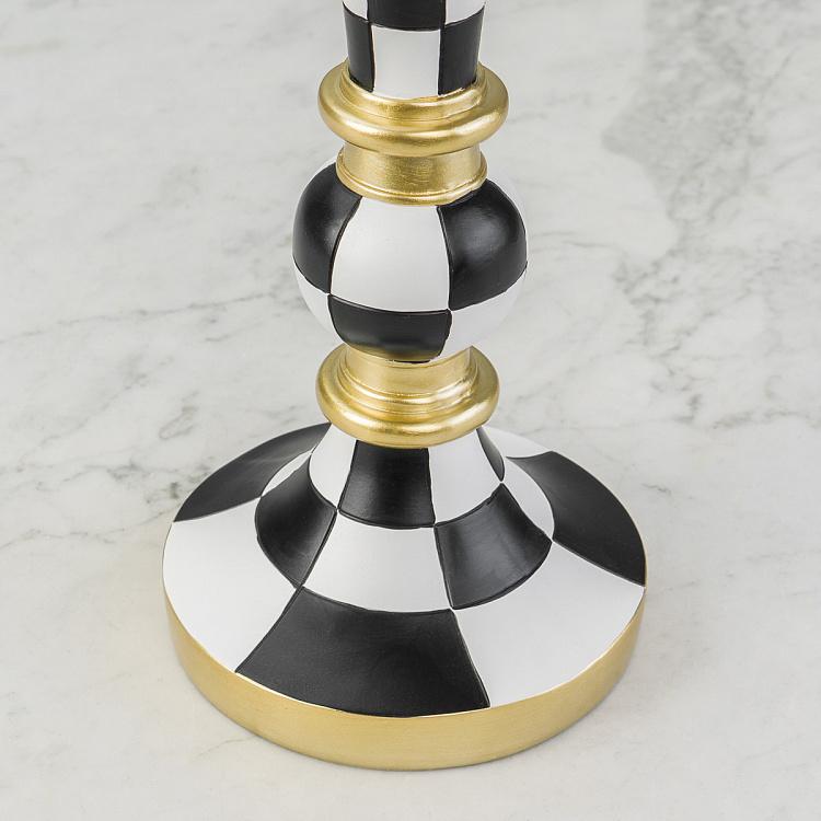 Клетчатый подсвечник, L Checkered Candlestick Large