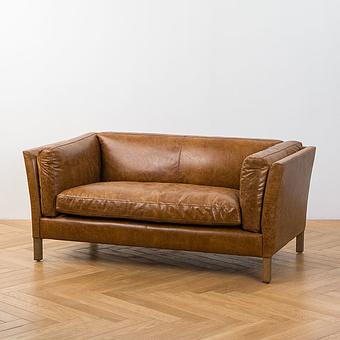 Tommy 2 Seater, Light Brown Wood D