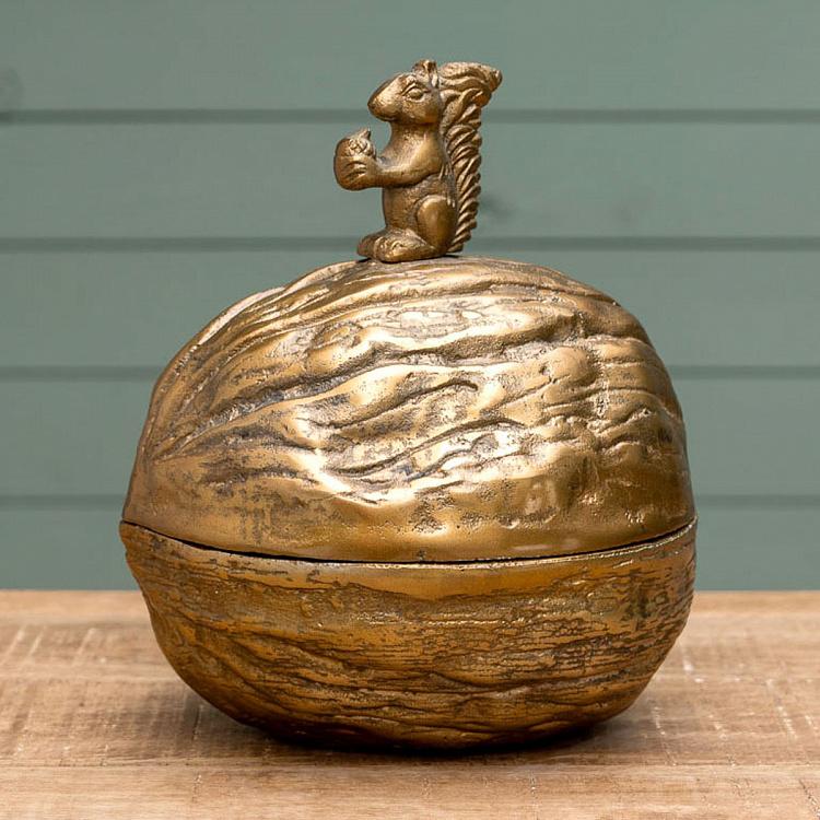 Шкатулка Белка и орех Nut Box With Squirrel