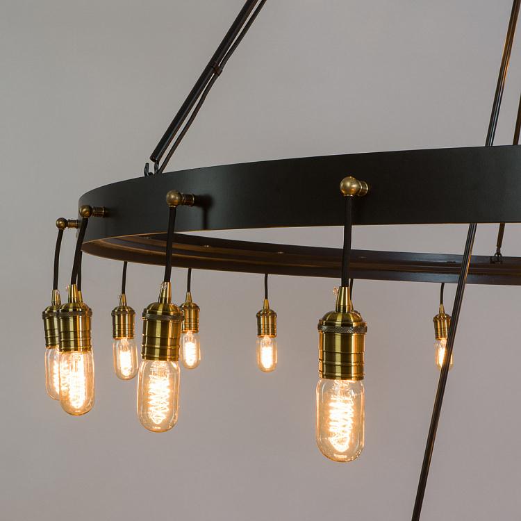 Каскадная люстра Орбиты Orbits Chandelier Bulb Screw