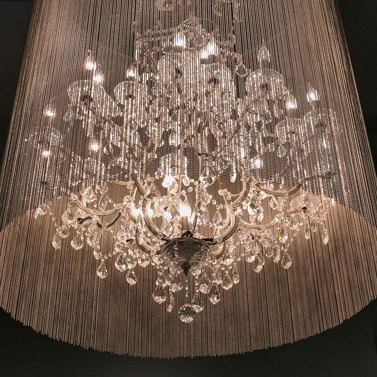 Хрустальная люстра Кольчуга, L Chainmail Crystal Chandelier Large