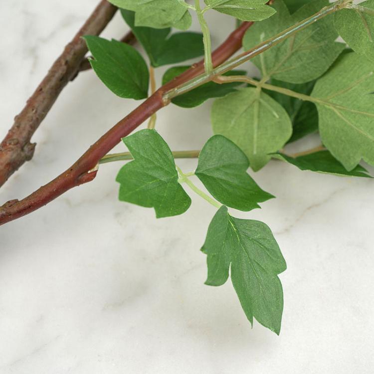 Искусственный пион белый Peony Branch White 35 cm