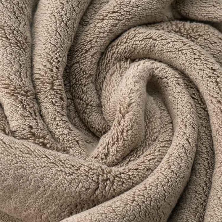 Дымчато-бежевое махровое полотенце-салфетка Олимпия 30x40 см Olympia Washcloth Towel Vapour 30x40 cm