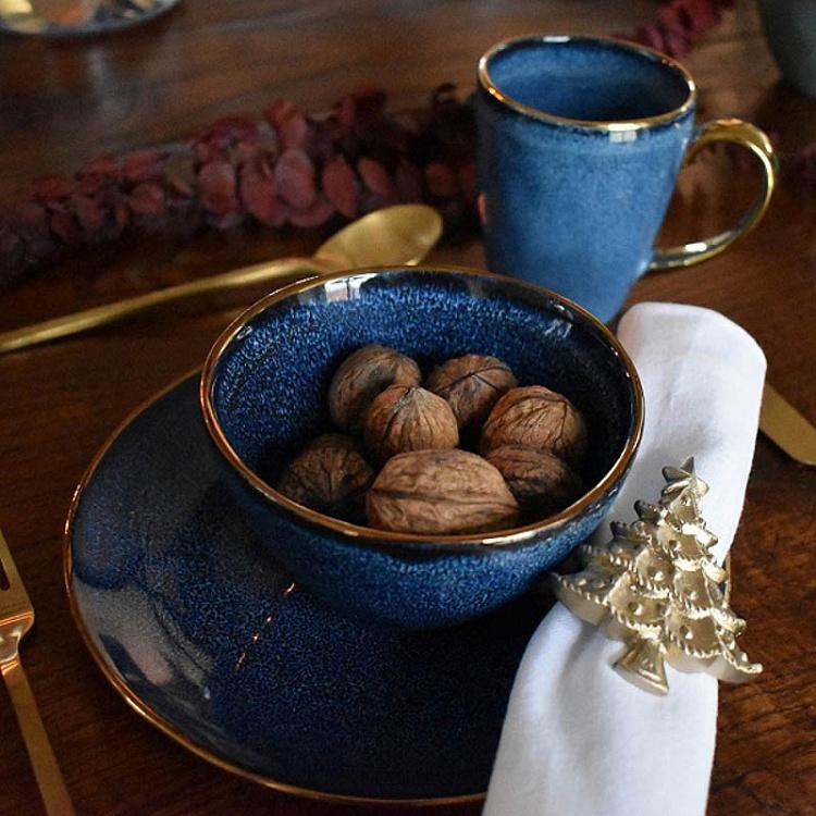 Кольцо для салфетки Ёлка Tree Napkin Ring Gold