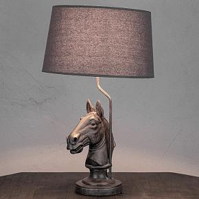 Table Lamp Tete De Cheval With Shade