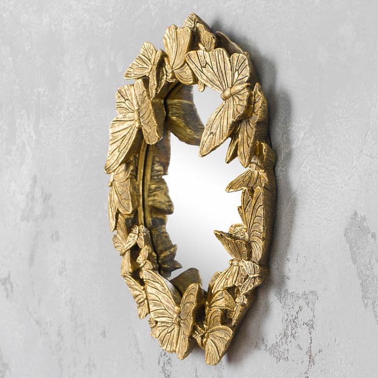Зеркало Золотые Бабочки Mirror With Antique Gold Butterflies
