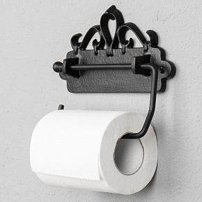 Toilet Roll Holder Hanging Iron Black