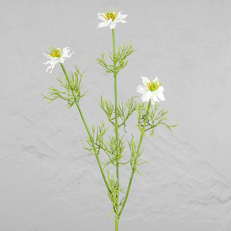 Искусственный цветок Nigella Alba 59 cm
