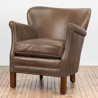 Кресло Academic Chair RM натуральная кожа Antique Master