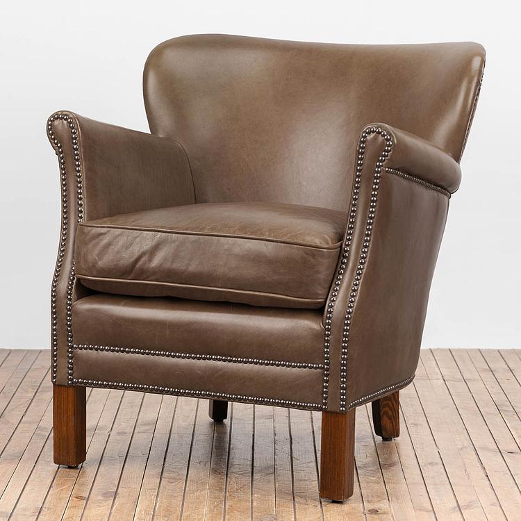 Кресло Academic Chair RM натуральная кожа Antique Master