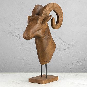Ram Head Wood Large
