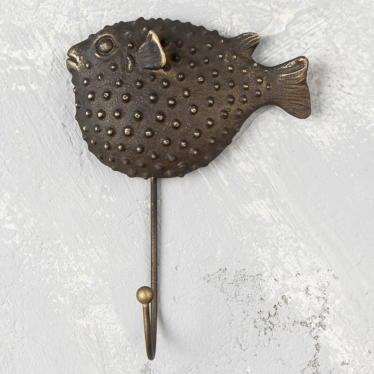 Крючок Скалозуб Puffer Fish Antique Gold Hook