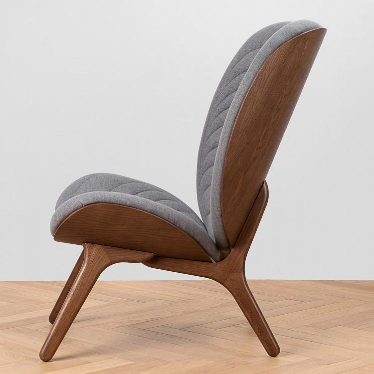 Высокое кресло Разговор, тёмные ножки A Conversation Piece Lounge Chair Tall, Dark Oak