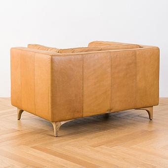 Кресло Dwell 1 Seater натуральная кожа Napinha Camel - ракурс 4