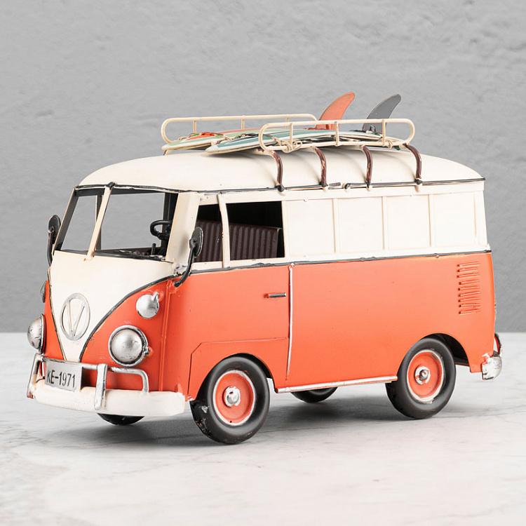 Toy Combi Van Red And White