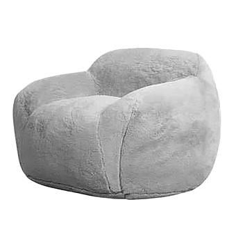 Кресло Snug Chair искусственный мех Big Bear Grey