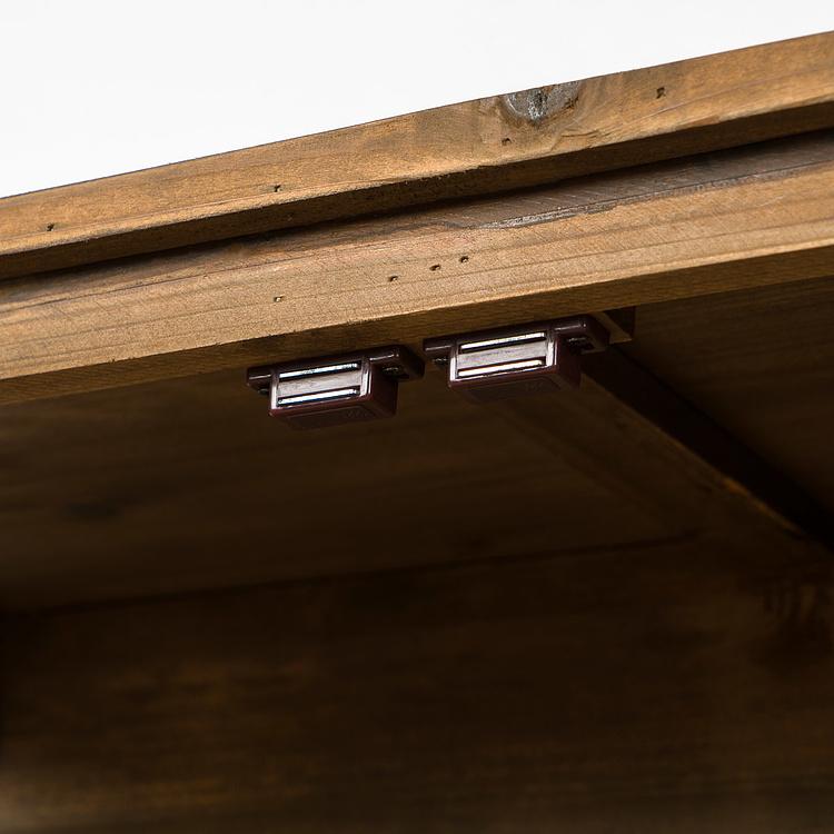 Четырёхдверный низкий сервант Лаваль Laval 4 Doors Glass Sideboard