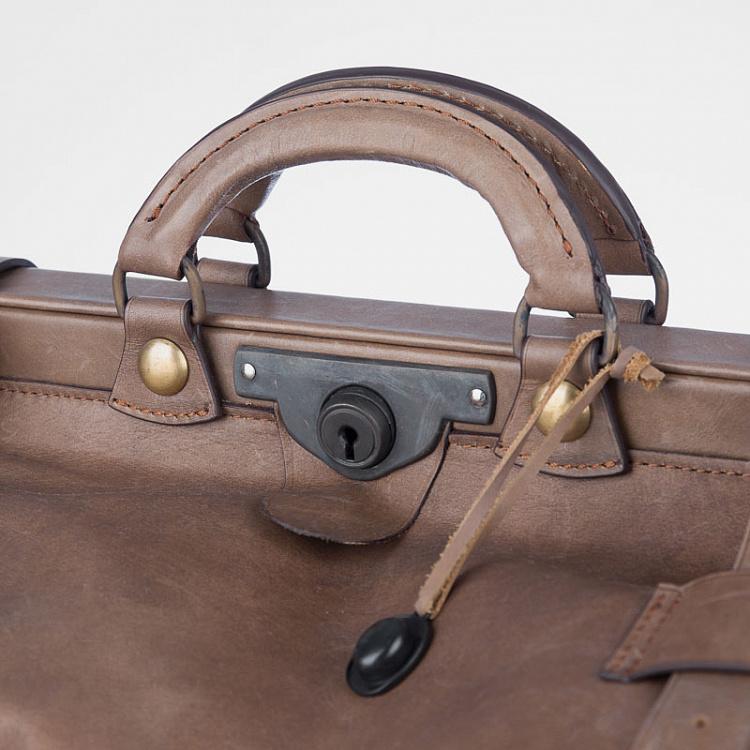 Кожаная дорожная сумка с подкладкой Юнион Джек Gladstone With Stitched Union Jack Lining