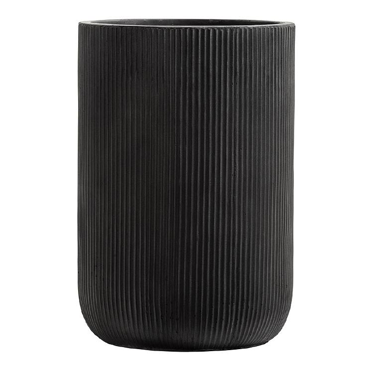 Кашпо Ergo Jet Tall Cylinder Pot Anthracite Large