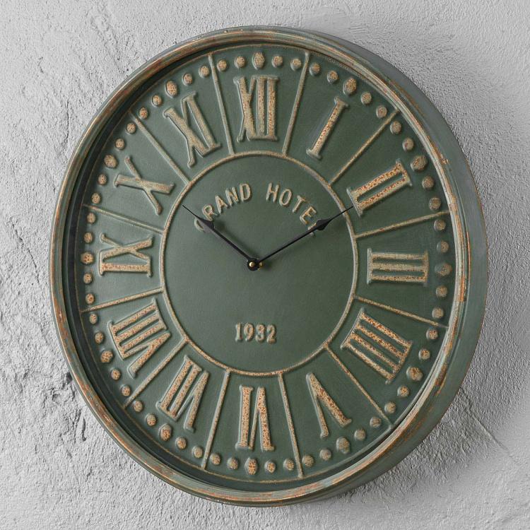 Roman Numerals Grand Hotel Iron Clock
