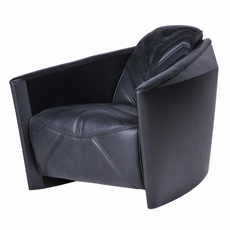 Кресло Титан, матовая черная сталь Titan Armchair, Matt Black Steel