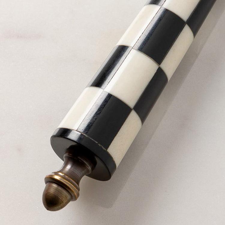 Лупа с чёрно-белым Шахматным узором Black And White Pattern Magnifier