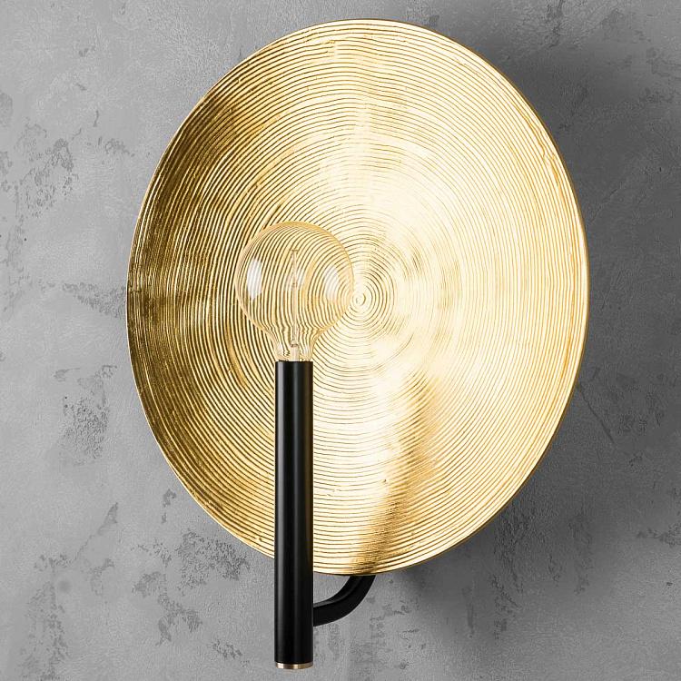 Бра Орбис, золотая поталь, L Wall Lamp Mind And Object Orbis Large, Gold