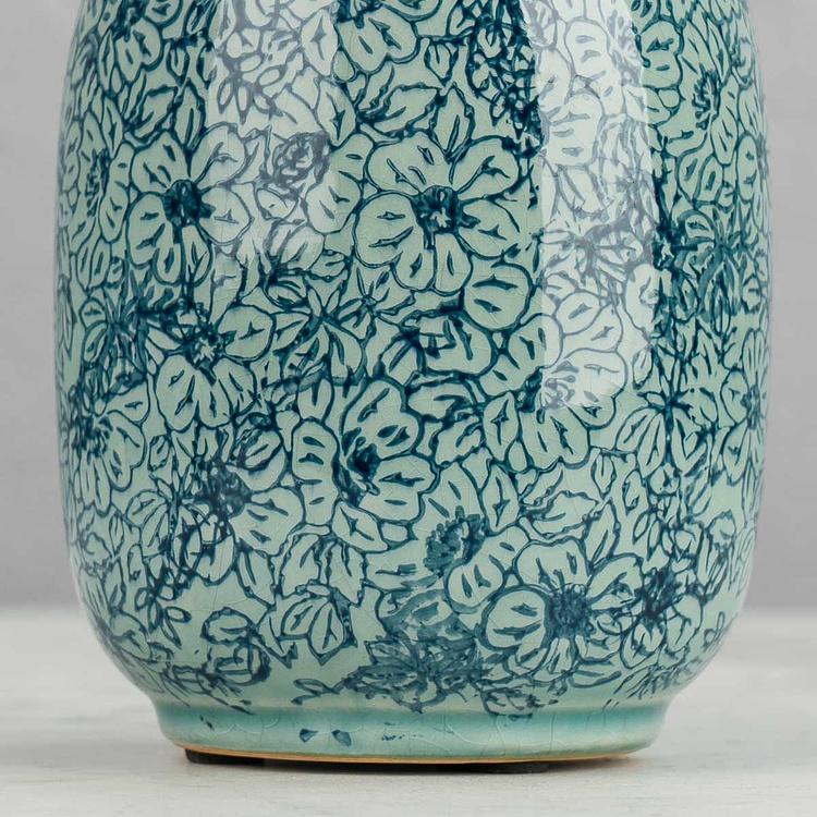 Цилиндрическая ваза с цветочным узором Flowery Vase Cylinder