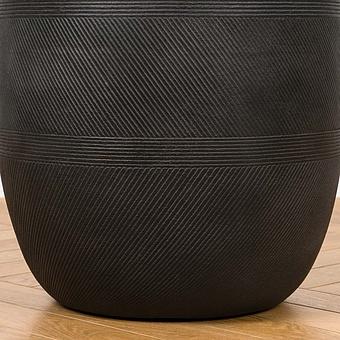 Кашпо Ergo Graphics Tall Bowl Pot Graphite Large - ракурс 4