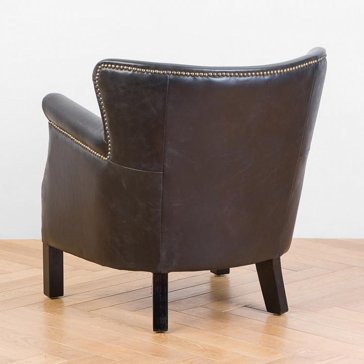 Кресло Поль, чёрные ножки Paul Armchair, Black Wood D