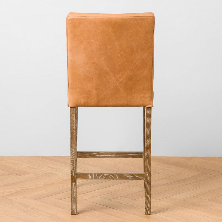 Коричневый полубарный стул Андре Andre Bar Chair