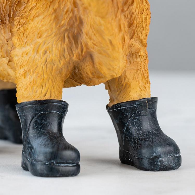 Новогодняя фигурка Бычок в сапогах Bull In Boots 18 cm