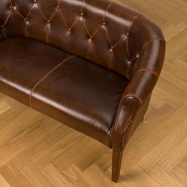 Двухместный диван Маршал, янтарный дуб Marshall 2 Seater, CC Oak Dark Amber