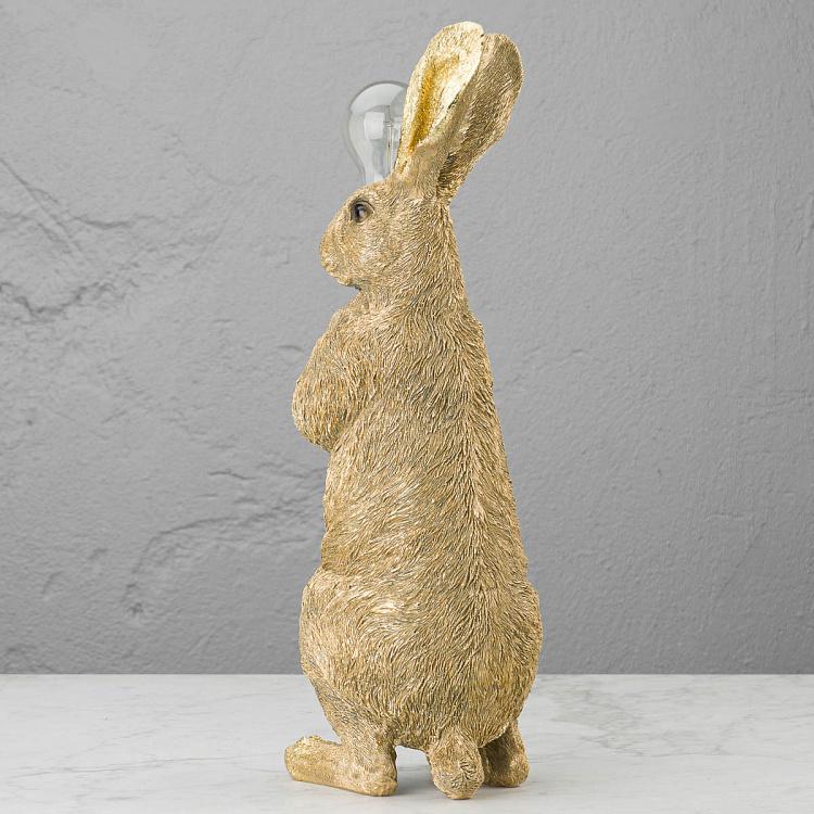 Настольная лампа Золотой кролик Table Lamp Golden Bunny